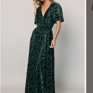 Baltic Born Veronica Velvet Maxi Dress Large
